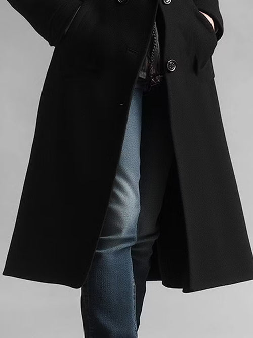 Manteau GAÏOS – Élégance Blanche à Double Boutonnage